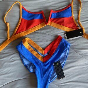 OneOne Swim Set - Cayman Print - Size M - NWT